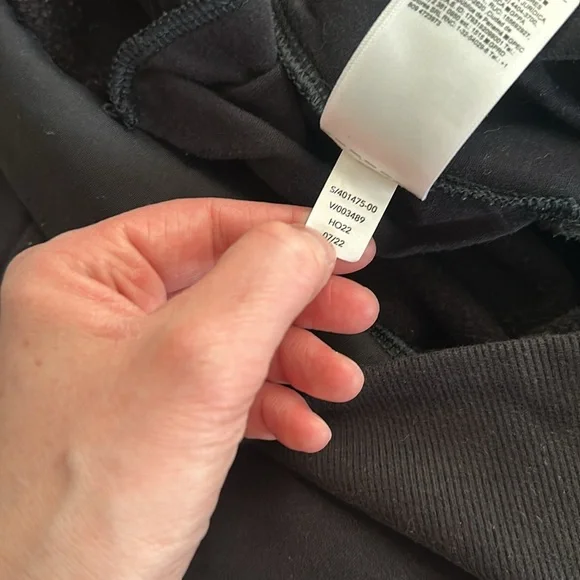 Athleta retro plush straight leg black sweatpants small - Picture 10 of 14